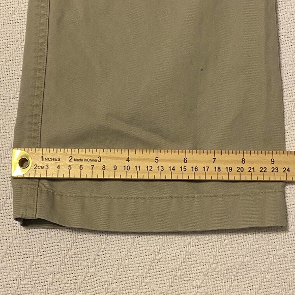 Old Navy Khaki Pants Mens Size 30 X 32 Brown Twill Straight Leg Classic - Picture 13 of 16